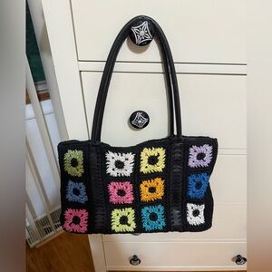 The Sak Colorful Crochet Patterned Women's Bag